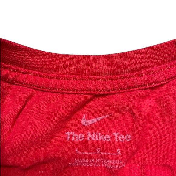 KANSAS CITY CHIEFS MAHOMES NIKE T-Shirt Red Size Large - Picture 3 of 3